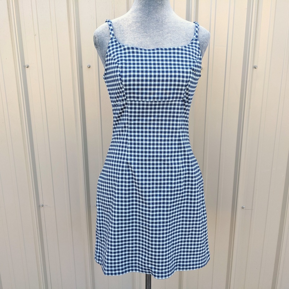 Vintage 90s All That Jazz Plaid Mini Dress 7/8 Clueless Grunge Dark Academia